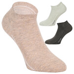 Sneakersocken ohne Gummidruck Camano beige-oliv-grün-mix - 3