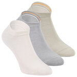 Sneakersocken ohne Gummidruck Camano beige-grau-oliv - 1