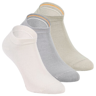 Sneakersocken ohne Gummidruck Camano beige-grau-oliv