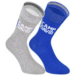 Herrensocken Camp David blau-grau-mix - 1