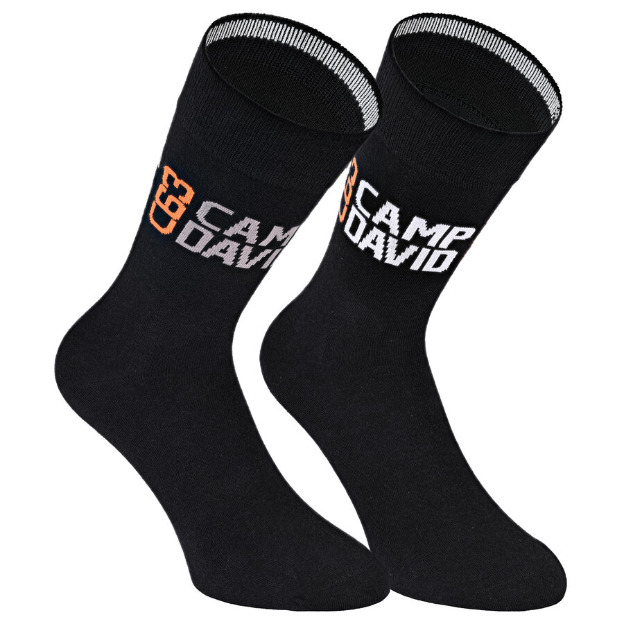 Herrensocken Camp David schwarz