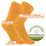 100% Bio-Baumwolle GOTS Socken orange - 2