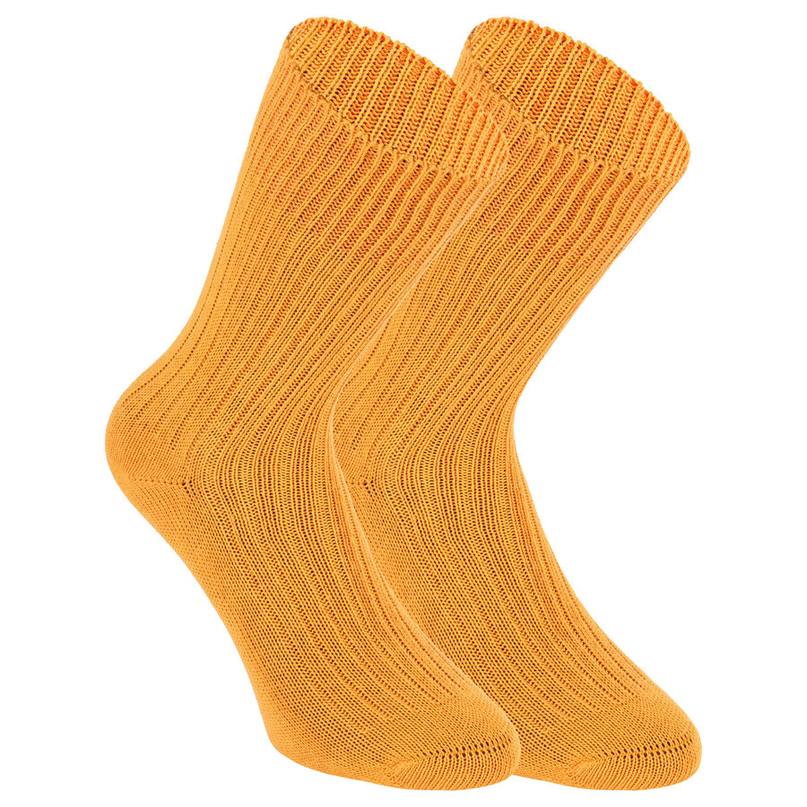 100% Bio-Baumwolle GOTS Socken orange