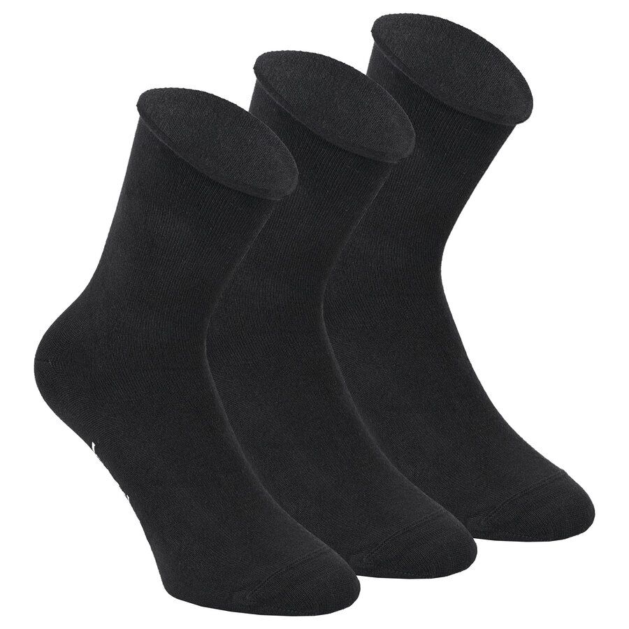 Bambus-Wellness-Socken Rollrand schwarz