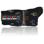 Motivsocken Mittelfinger Stinkefinger - 10