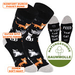 Motivsocken fütter die Katzen - 2
