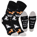 Motivsocken fütter die Katzen - 1
