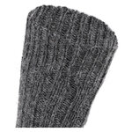 100% Wollsocken mit Alpakawolle anthrazit-grau-mix - 6