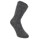 100% Wollsocken mit Alpakawolle anthrazit-grau-mix - 3