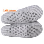 Damen-Sneaker-Hüttensocken ABS-Noppen Apollo multi-grau - 4
