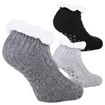 Damen-Sneaker-Hüttensocken ABS-Noppen Apollo multi-grau - 1
