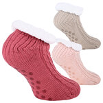 Damen-Sneaker-Hüttensocken ABS-Noppen Apollo multi-pink - 1