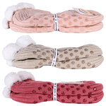 Damen-Sneaker-Hüttensocken ABS-Noppen Apollo multi-pink - 7
