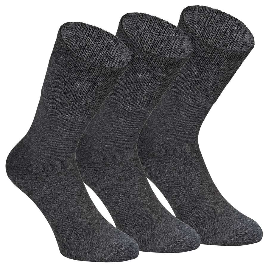 Bambus Diabetikersocken Apollo anthrazit-melange