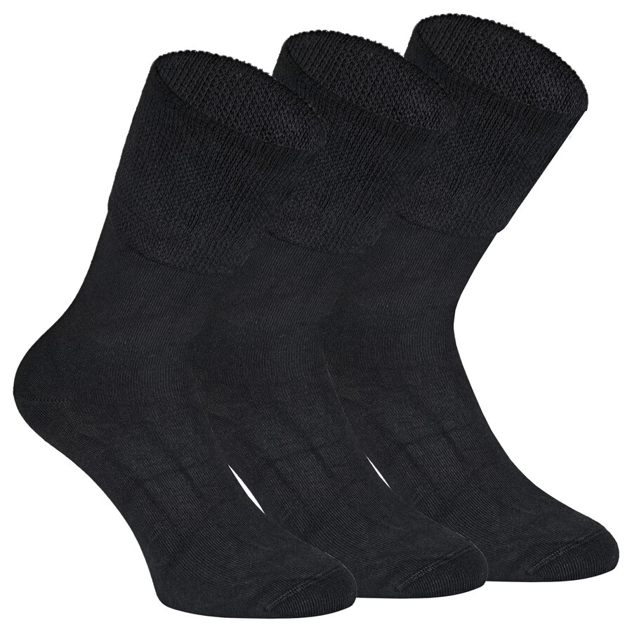 Bambus Diabetikersocken Apollo schwarz