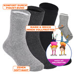 Thermo Kinder-Stiefelsocken Apollo grau-mix - 12