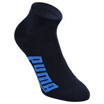 Puma Quarter Kurzsocken mit breitem Puma Schriftzug blau-marine-mix - 5