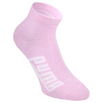 Puma Quarter Kurzsocken mit breitem Puma Schriftzug rosa-grau-melange-mix - 8