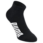 Puma Quarter Kurzsocken mit breitem Puma Schriftzug schwarz-grau-melange-mix - 5