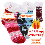 Kinder Hüttensocken ABS-Noppen - 2