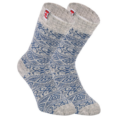 Warme dicke THERMO Wollsocken Canadian Style