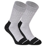 Dicke Outdoor Wollsocken Merino Made in Germany hellgrau - 1