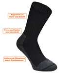 Dicke Outdoor Wollsocken Merino Made in Germany schwarz - 9