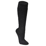 Dicke Outdoor Stiefel-Kniestrümpfe Merino Made in Germany anthrazit - 8