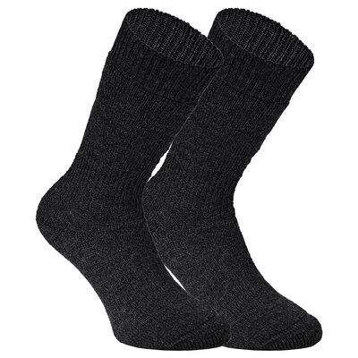 Dicke Outdoor Stiefel-Socken Merino Made in Germany anthrazit