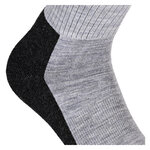 Outdoor Wollsocken Merino Wolle Made in Germany hellgrau - 6