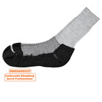 Outdoor Wollsocken Merino Wolle Made in Germany hellgrau - 4