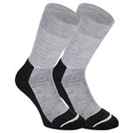 Outdoor Wollsocken Merino Wolle Made in Germany hellgrau - 1