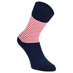 AHOI Maritim Socken GOTS Bio Baumwolle Ringel rot-weiß - 4