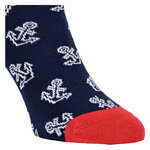 Ahoi Maritim Socken GOTS Bio Baumwolle Anker weiß - 7