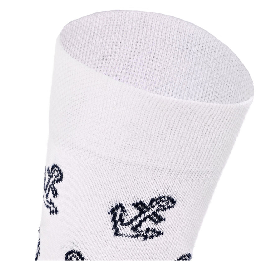Ahoi Maritim Socken Baumwolle Anker blau - 3