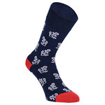 Ahoi Maritim Socken GOTS Bio Baumwolle Anker weiß - 4