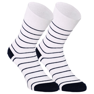 AHOI Maritim Socken GOTS Bio Baumwolle blaue Ringel