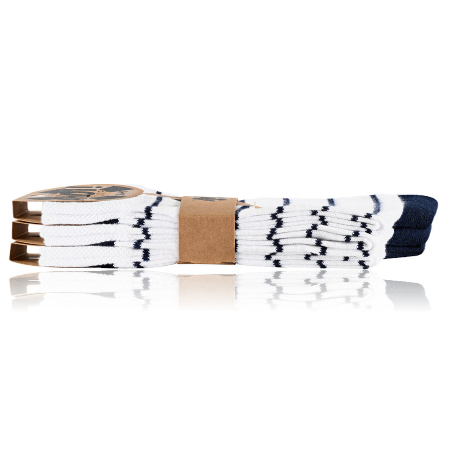 AHOI Maritim Socken Baumwolle blaue Ringel - 6