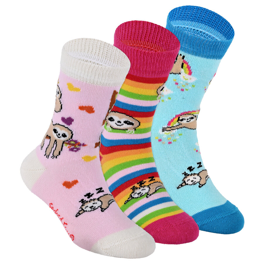 Kindersocken Faultier Spaß