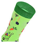 Ich liebe Gärtnern Motivsocken grün - 11