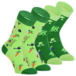 Ich liebe Gärtnern Motivsocken grün - 1