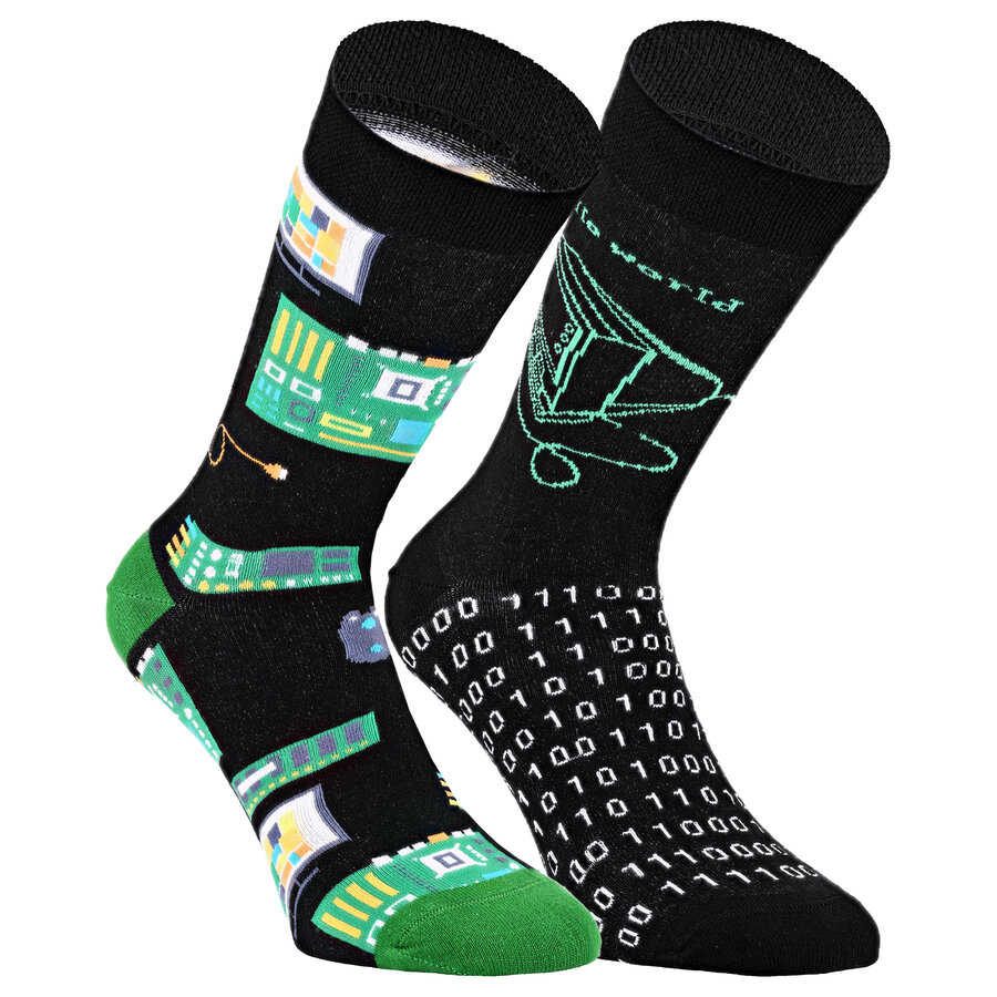 Computer Motivsocken Informatiker Programmierer