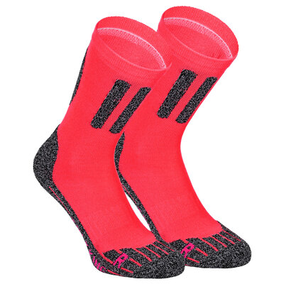 Coolmax Trekking-Socken NEON-Farben Funktions-Sportsocken neon