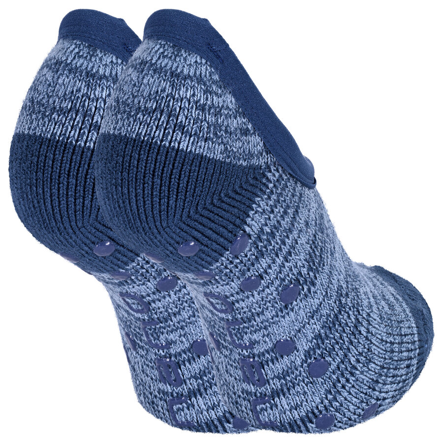 Dicke ABS-Sneaker-Kuschel-Socken camano blau