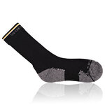 Merino Sport-Wollsocken reflektierende Streifen Camano schwarz - 6