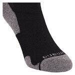 Merino Sport-Wollsocken reflektierende Streifen Camano schwarz - 3