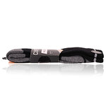 Merino Sport-Wollsocken reflektierende Streifen Camano schwarz - 4