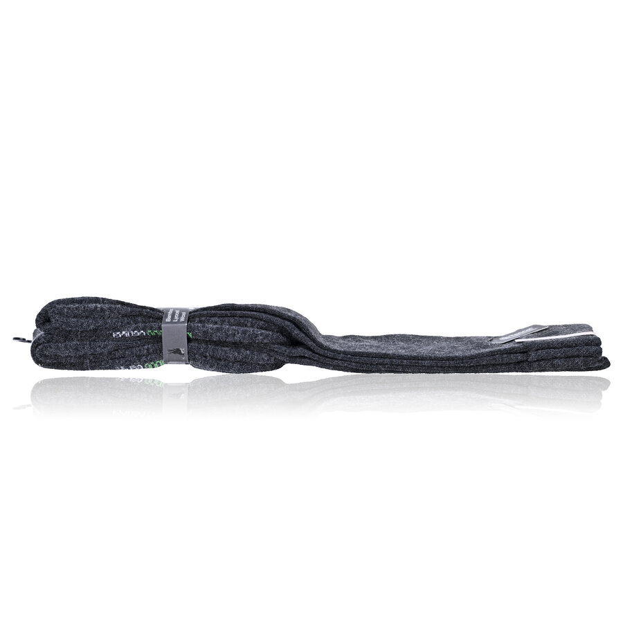 Kniestrümpfe Bambus Tencel Wolle ohne Gummidruck CA Soft Camano anthrazit - 3