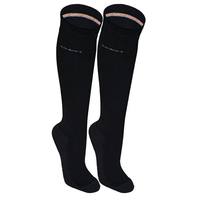 Kniestrümpfe Bambus Tencel Wolle ohne Gummidruck CA Soft Camano schwarz
