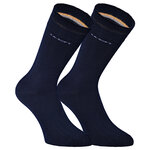 Bambussocken ohne Gummidruck camano navy-marine-blau - 1